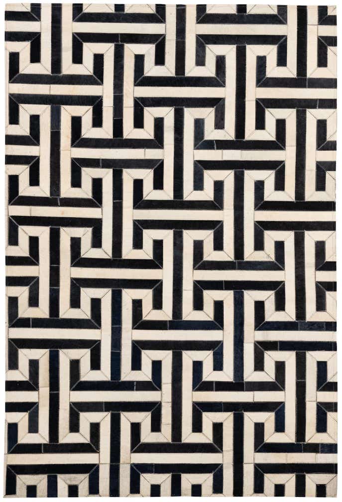 4' 2 x 6' 2 Cowhide - Patchwork Rug