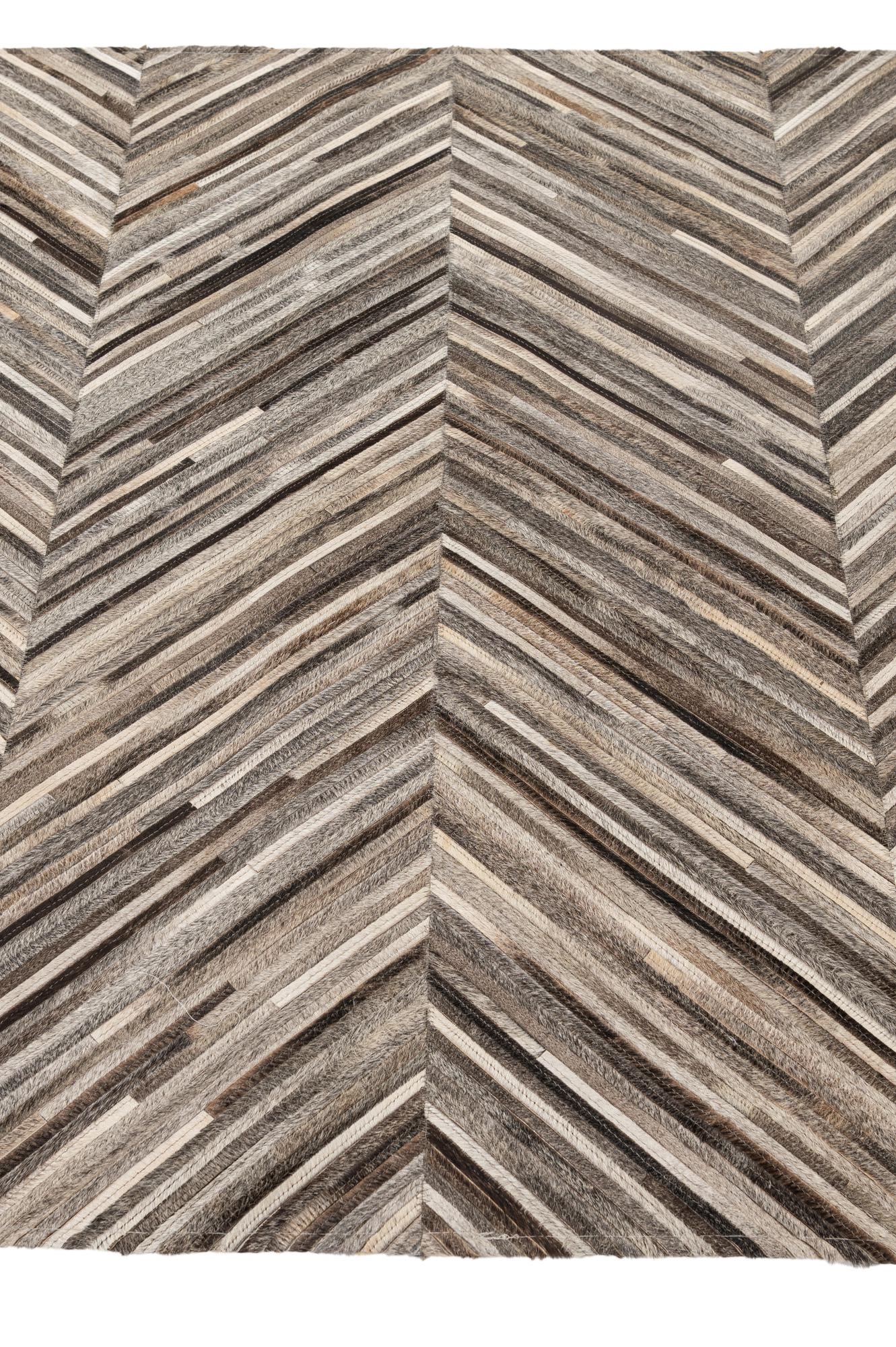 4' 3 x 6' Cowhide - Patchwork Rug