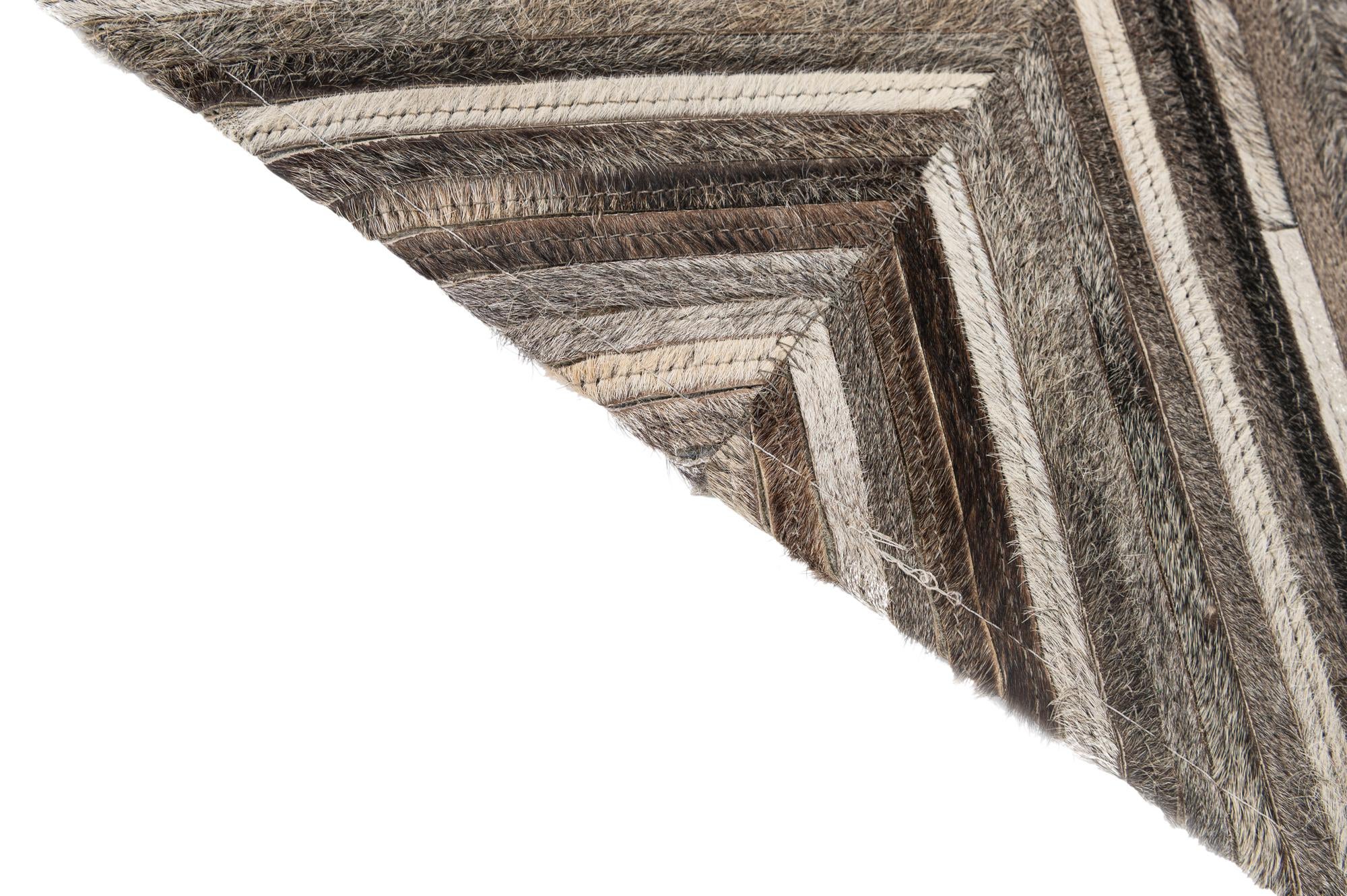 4' 3 x 6' Cowhide - Patchwork Rug