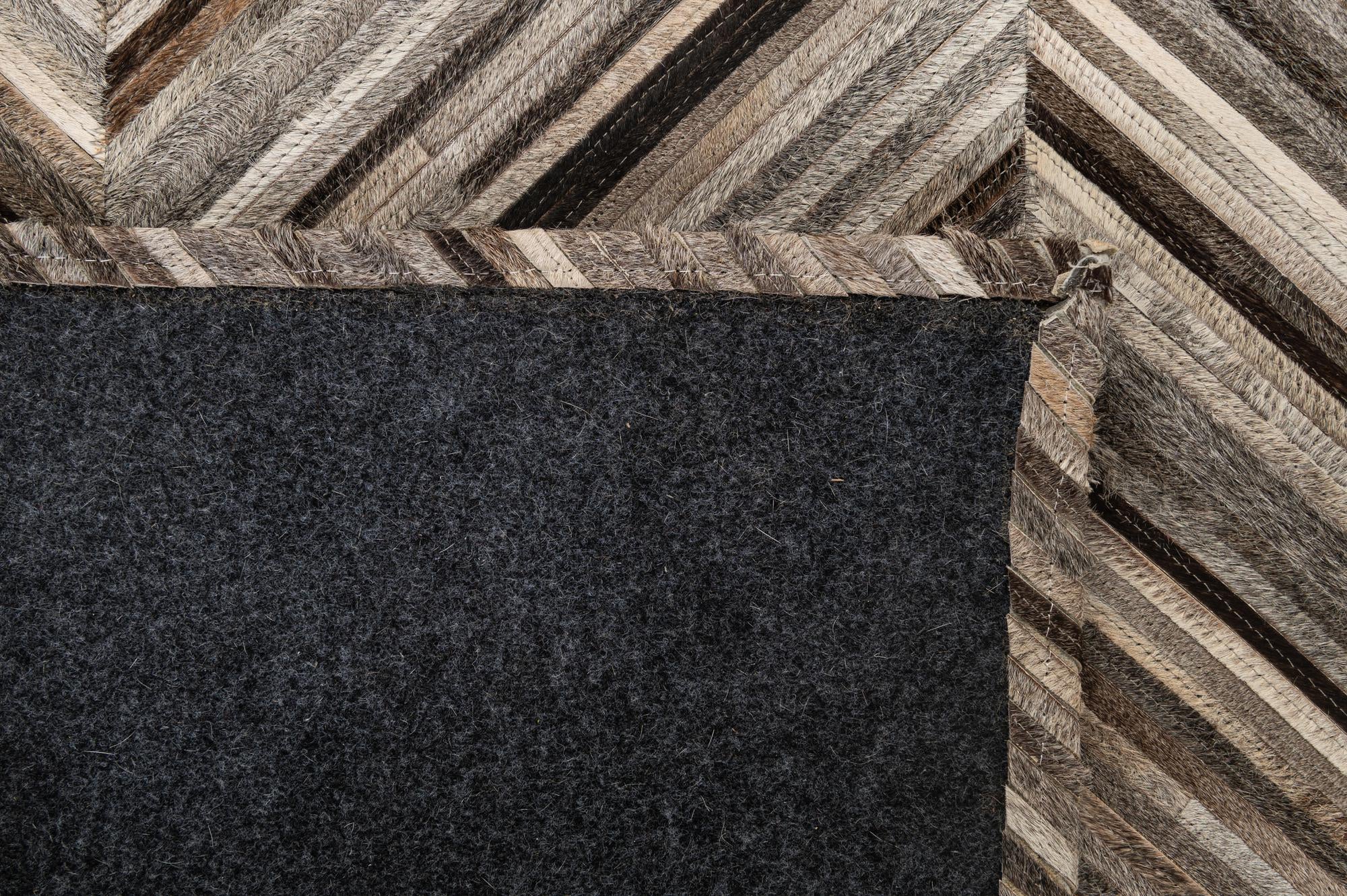 4' 3 x 6' Cowhide - Patchwork Rug