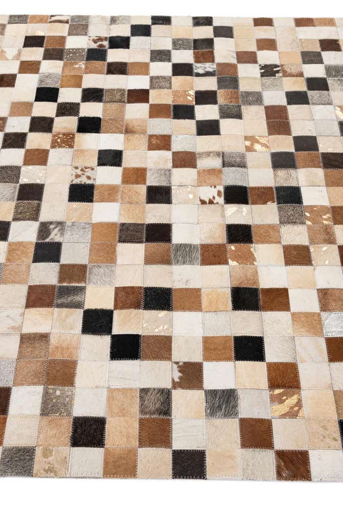 4' x 5' 11 Cowhide - Patchwork Rug