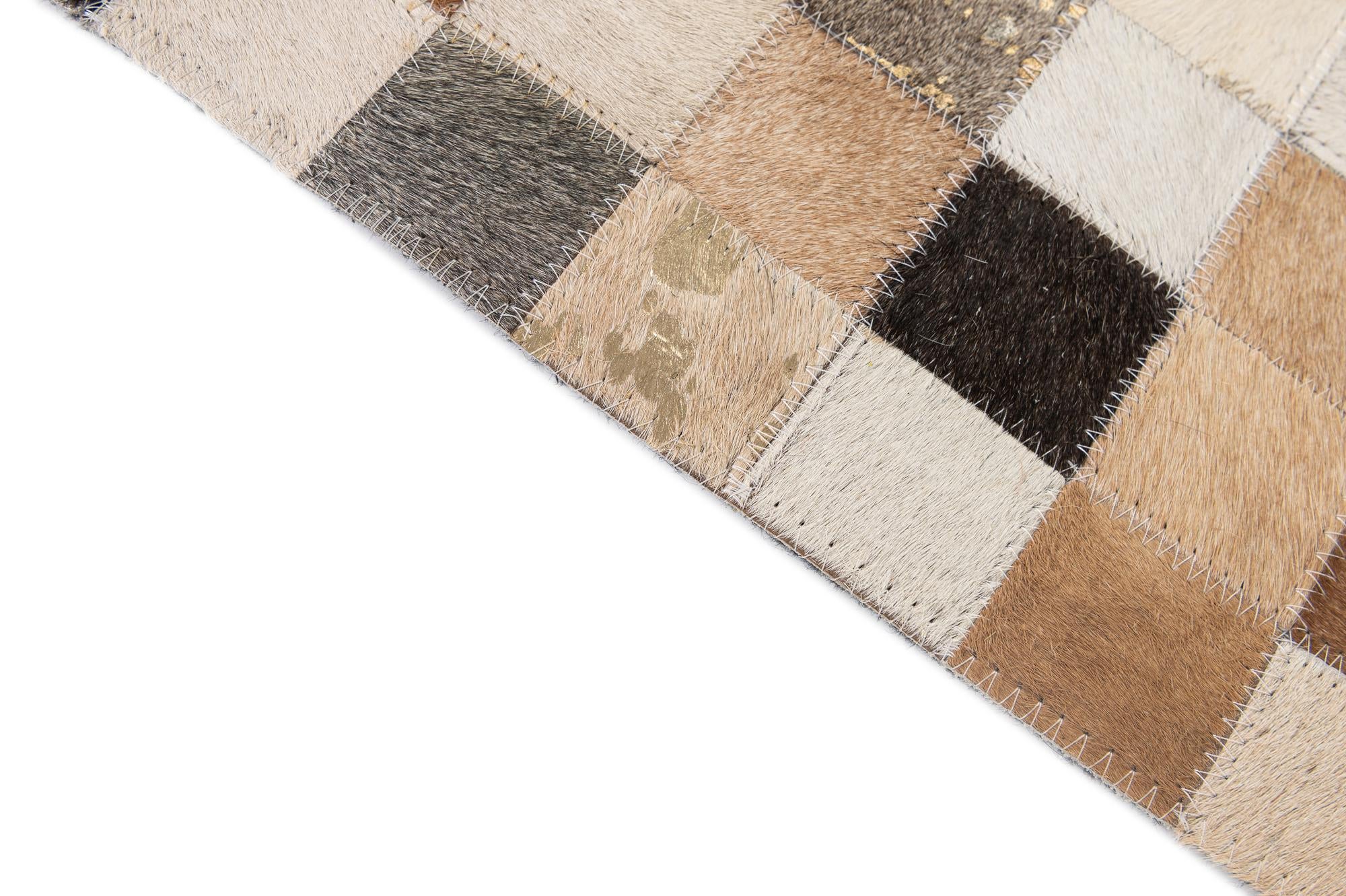 4' x 5' 11 Cowhide - Patchwork Rug