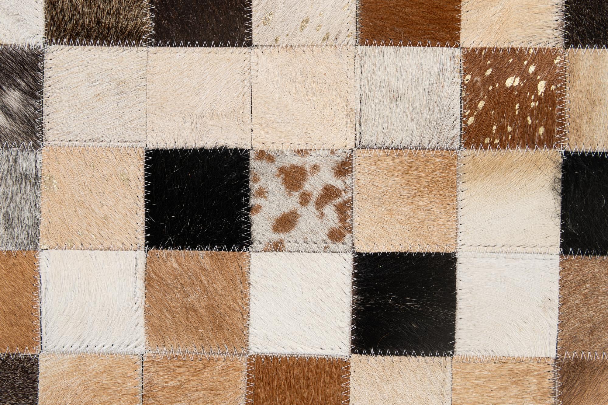 4' x 5' 11 Cowhide - Patchwork Rug