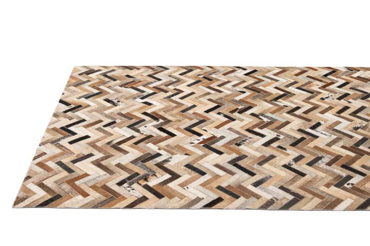 4' 1 x 6' 1 Cowhide - Patchwork Rug