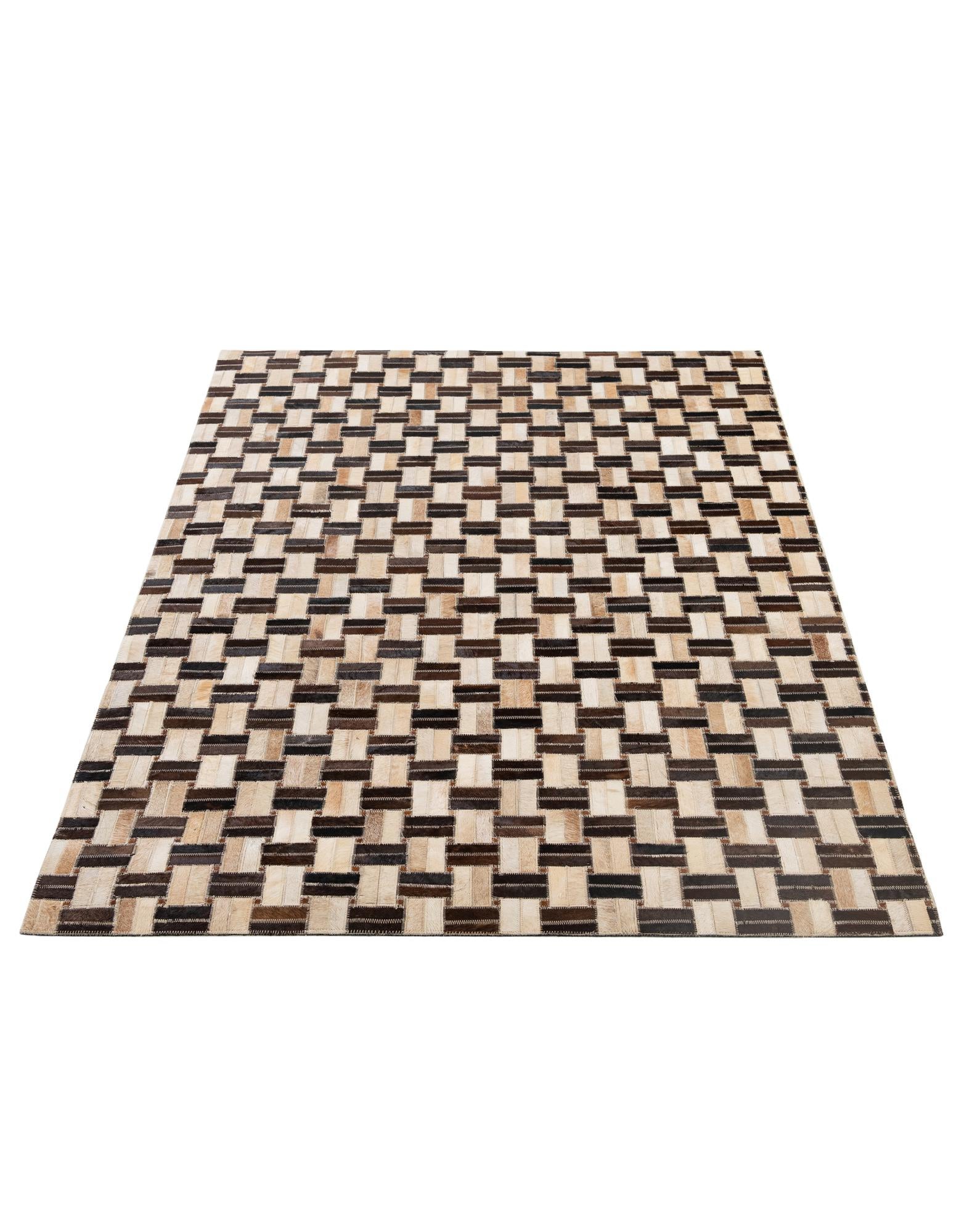 3' 11 x 5' 11 Cowhide - Patchwork Rug