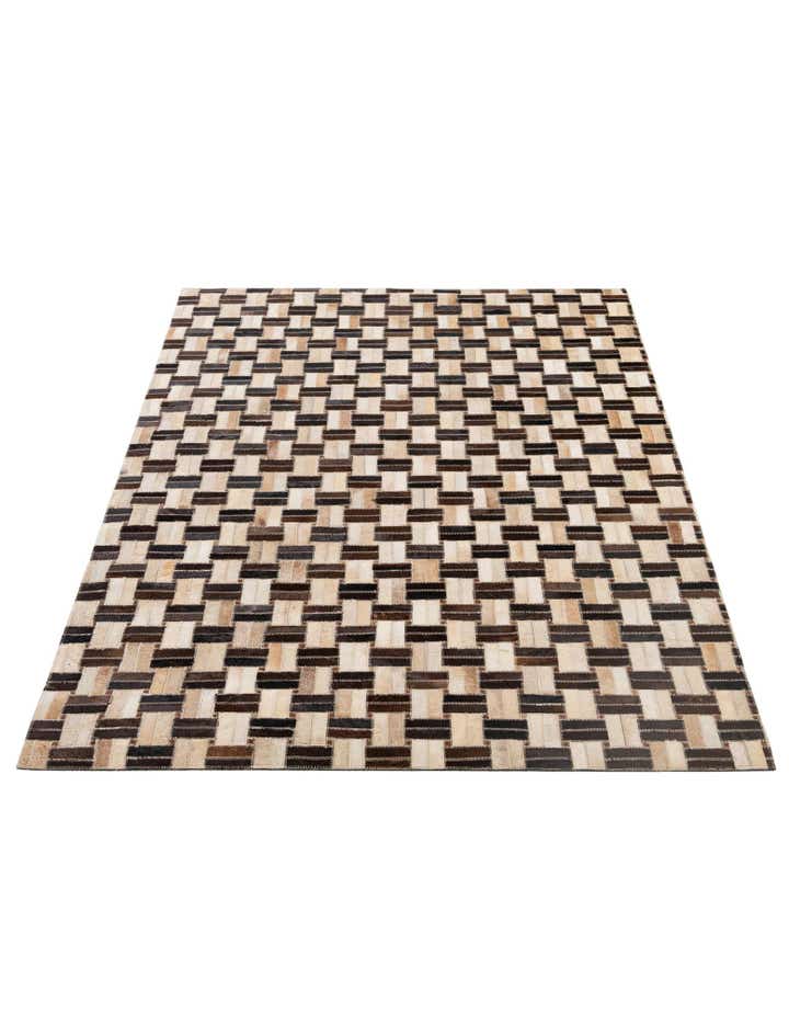 3' 11 x 5' 11 Cowhide - Patchwork Rug