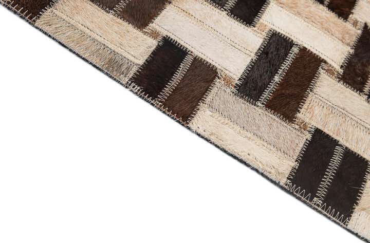 3' 11 x 5' 11 Cowhide - Patchwork Rug