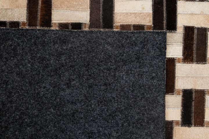 3' 11 x 5' 11 Cowhide - Patchwork Rug