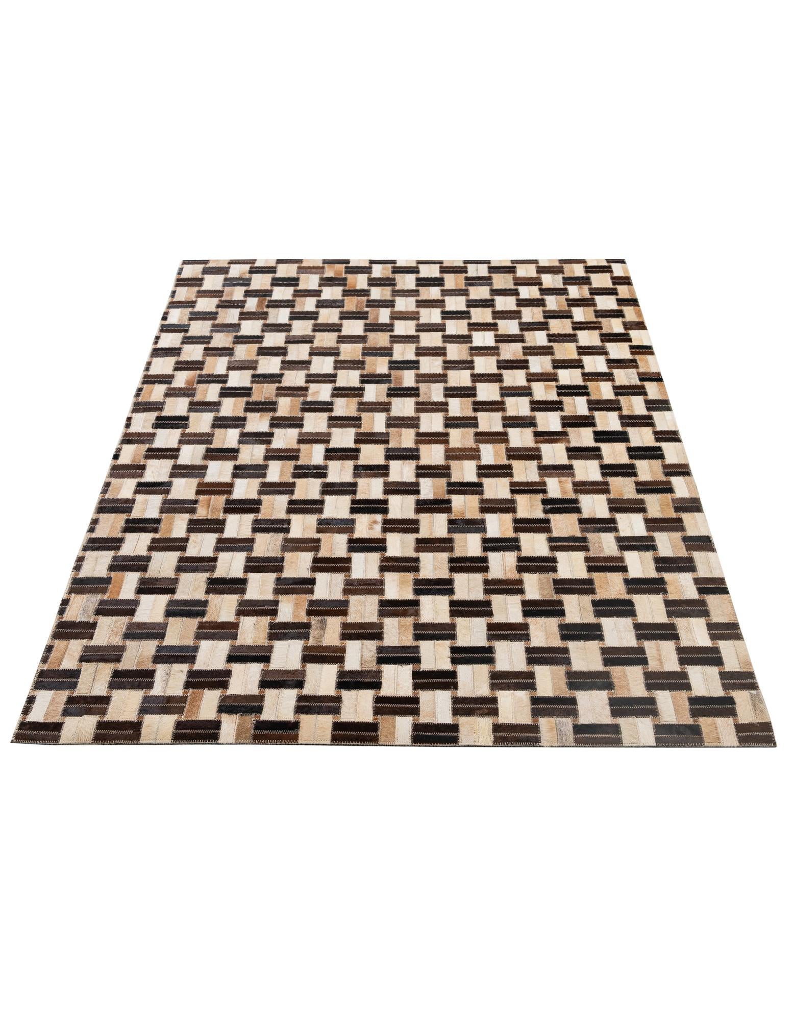 3' 11 x 5' 11 Cowhide - Patchwork Rug