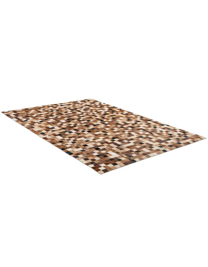 4' 1 x 5' 11 Cowhide - Patchwork Rug
