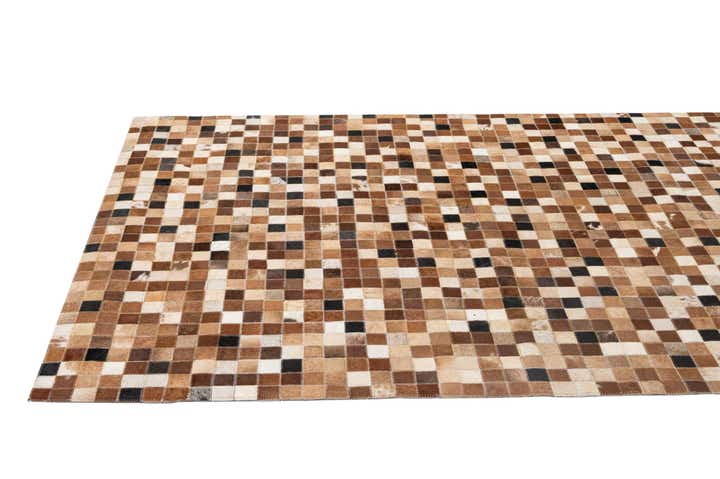 4' 1 x 5' 11 Cowhide - Patchwork Rug