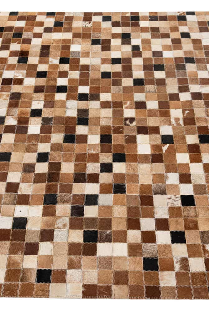 4' 1 x 5' 11 Cowhide - Patchwork Rug