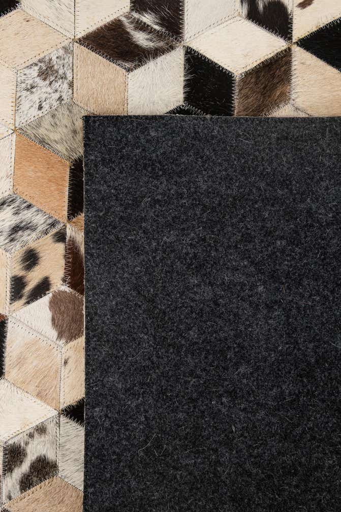 4' 1 x 5' 11 Cowhide - Patchwork Rug