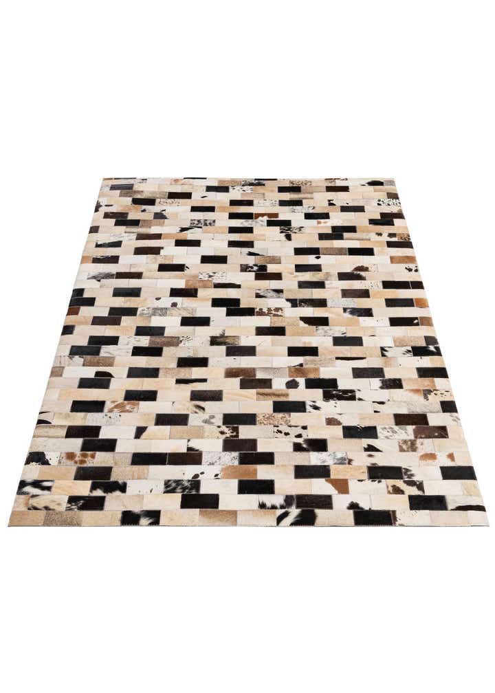 4' 1 x 5' 11 Cowhide - Patchwork Rug