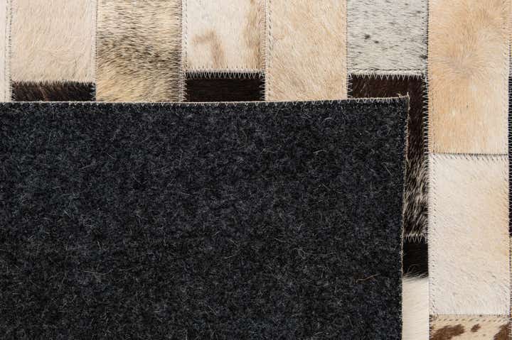 4' 1 x 5' 11 Cowhide - Patchwork Rug