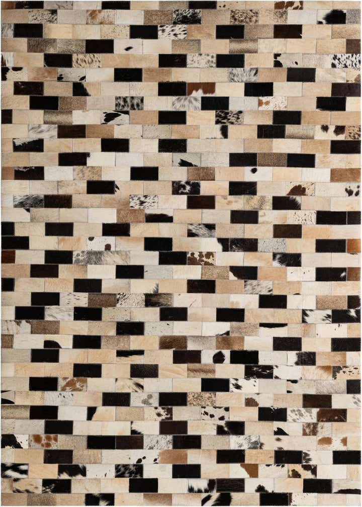 4' 1 x 5' 11 Cowhide - Patchwork Rug