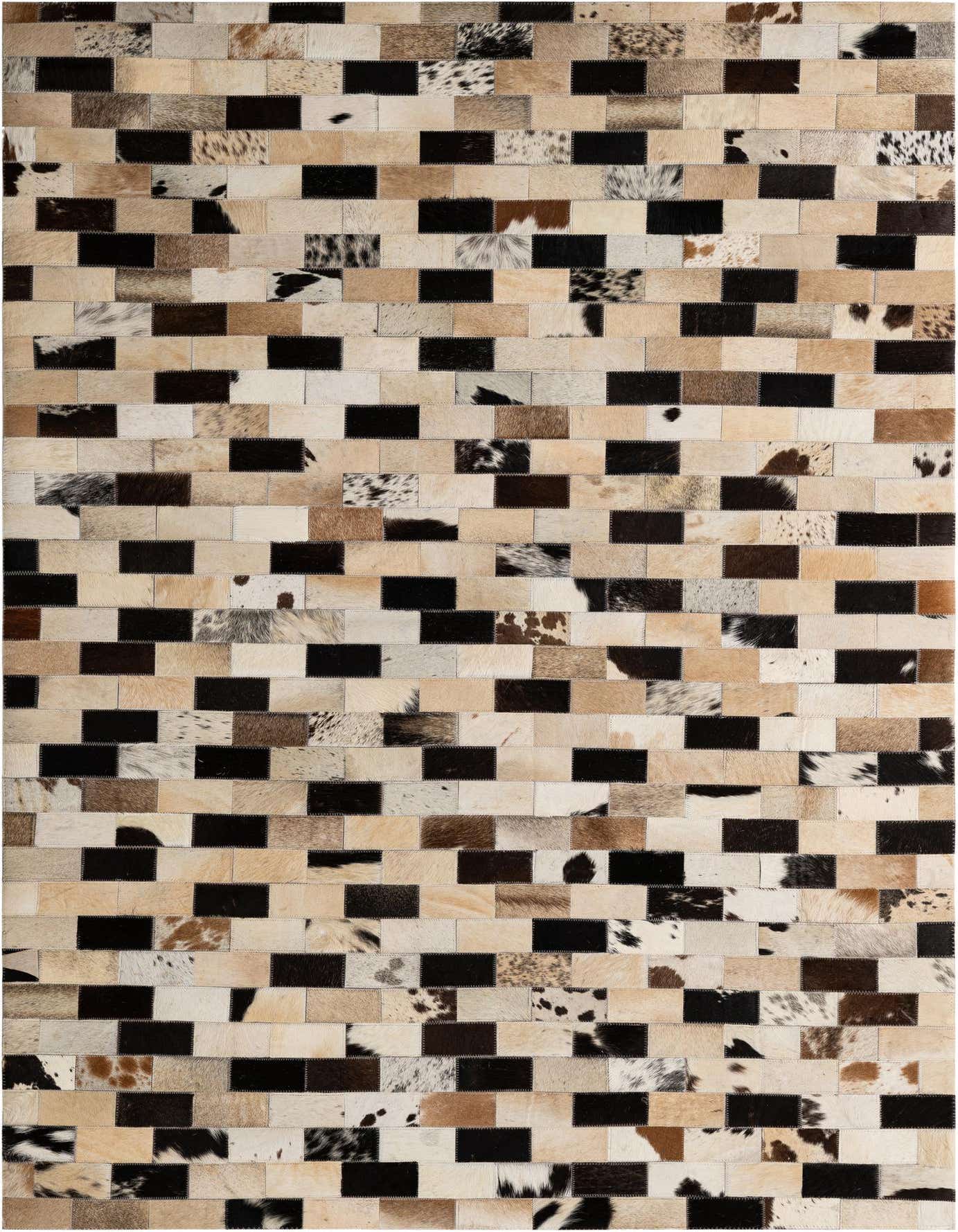 4' 1 x 5' 11 Cowhide - Patchwork Rug