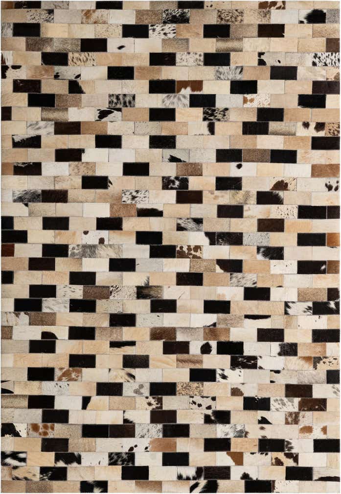4' 1 x 5' 11 Cowhide - Patchwork Rug