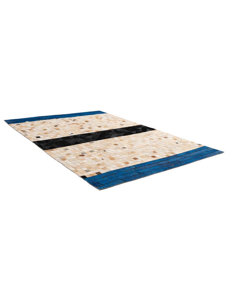 Detail image of 4' 3 x 6' 2 Cowhide - Patchwork Rug