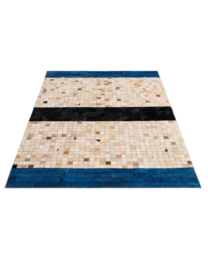 4' 3 x 6' 2 Cowhide - Patchwork Rug