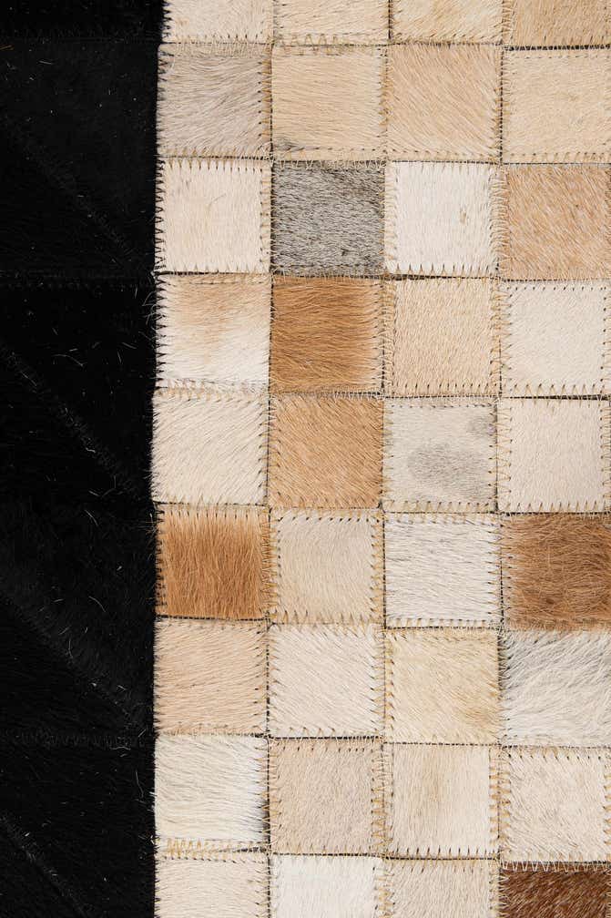 4' 3 x 6' 2 Cowhide - Patchwork Rug