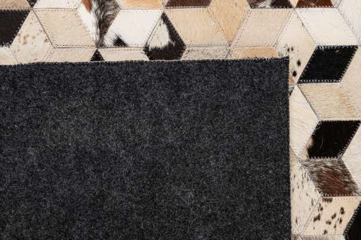 4' 1 x 5' 11 Cowhide - Patchwork Rug