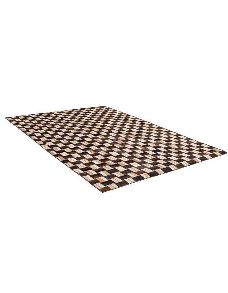 Detail image of 3' 11 x 5' 11 Cowhide - Patchwork Rug