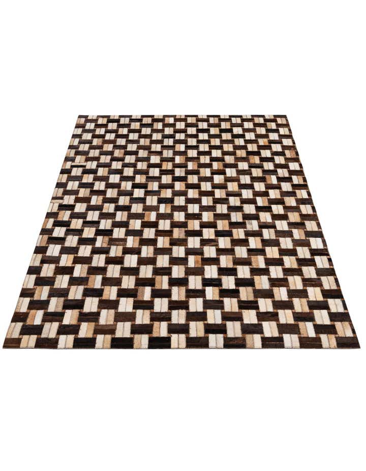 3' 11 x 5' 11 Cowhide - Patchwork Rug