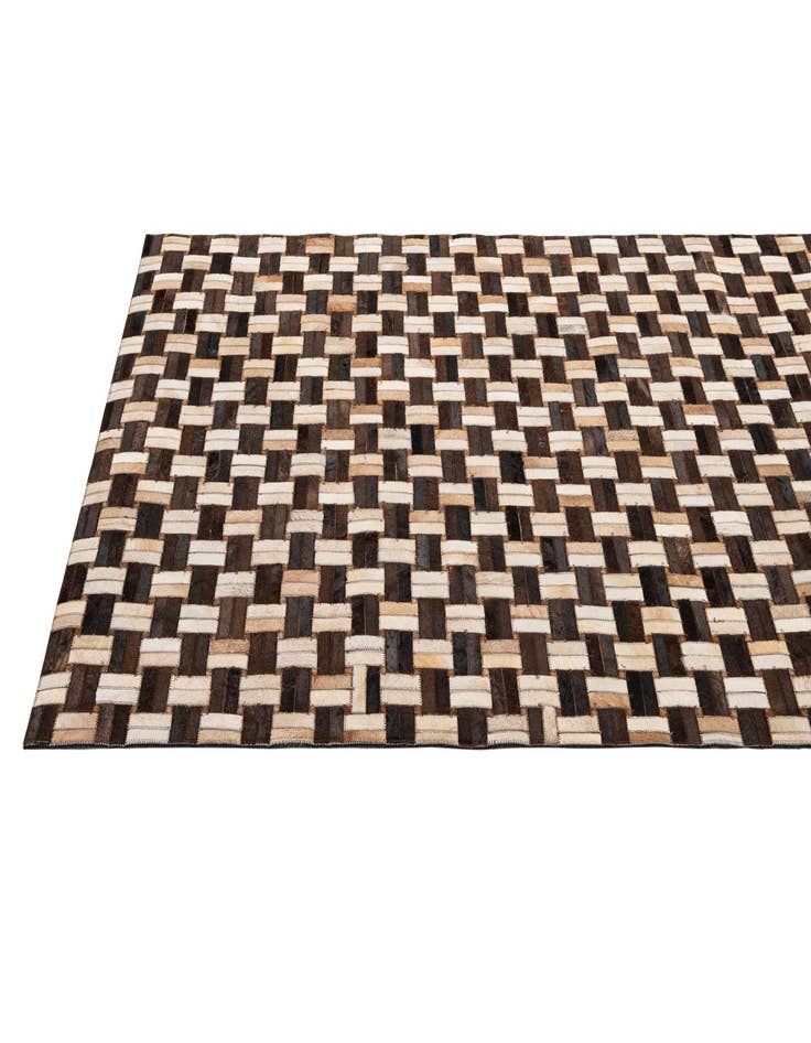 Detail image of 3' 11 x 5' 11 Cowhide - Patchwork Rug