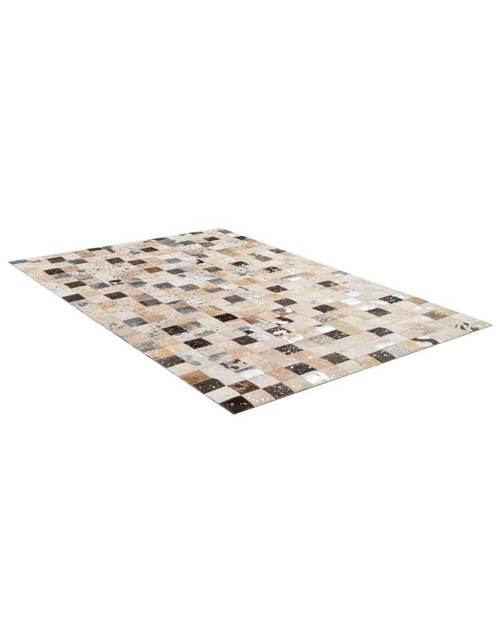 4' 1 x 6' Cowhide - Patchwork Rug