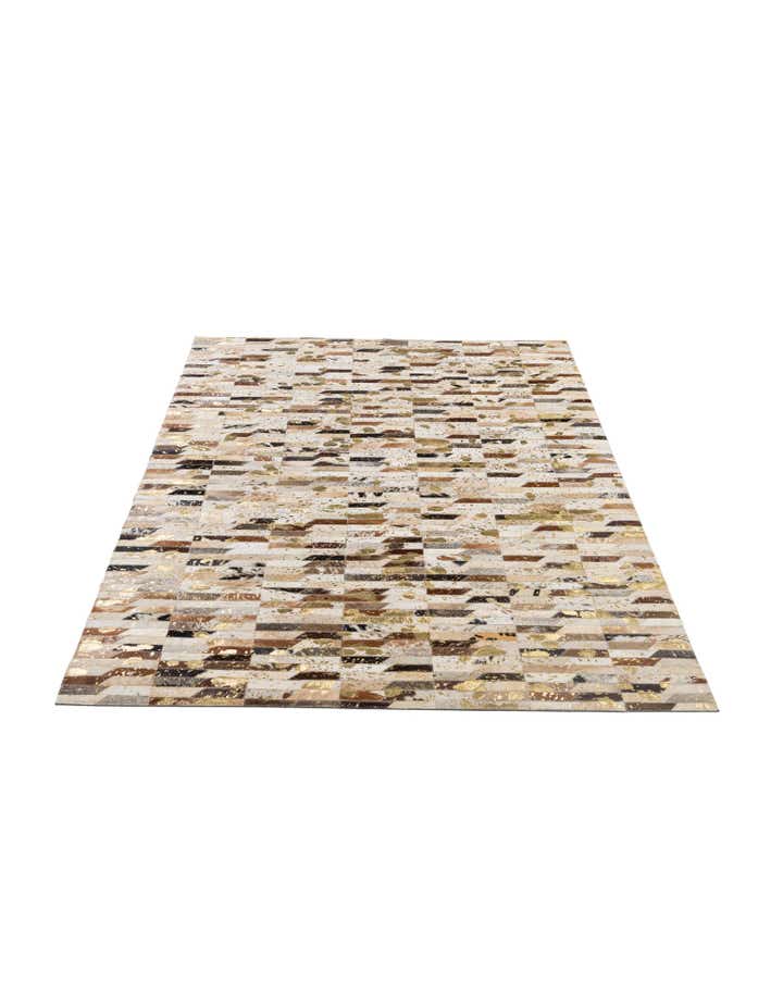 4' 2 x 5' 11 Cowhide - Patchwork Rug