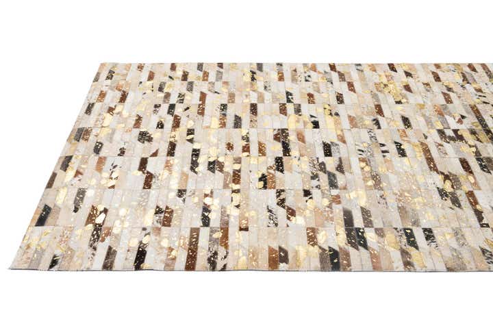 4' 2 x 5' 11 Cowhide - Patchwork Rug