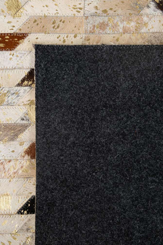 4' 2 x 5' 11 Cowhide - Patchwork Rug