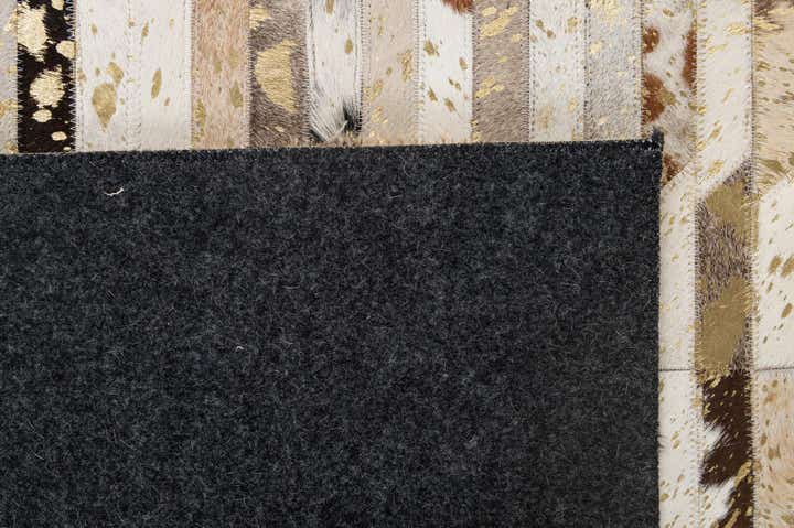 4' 1 x 5' 11 Cowhide - Patchwork Rug