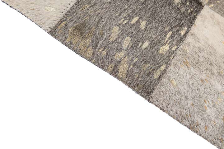 4' x 5' 10 Cowhide - Patchwork Rug