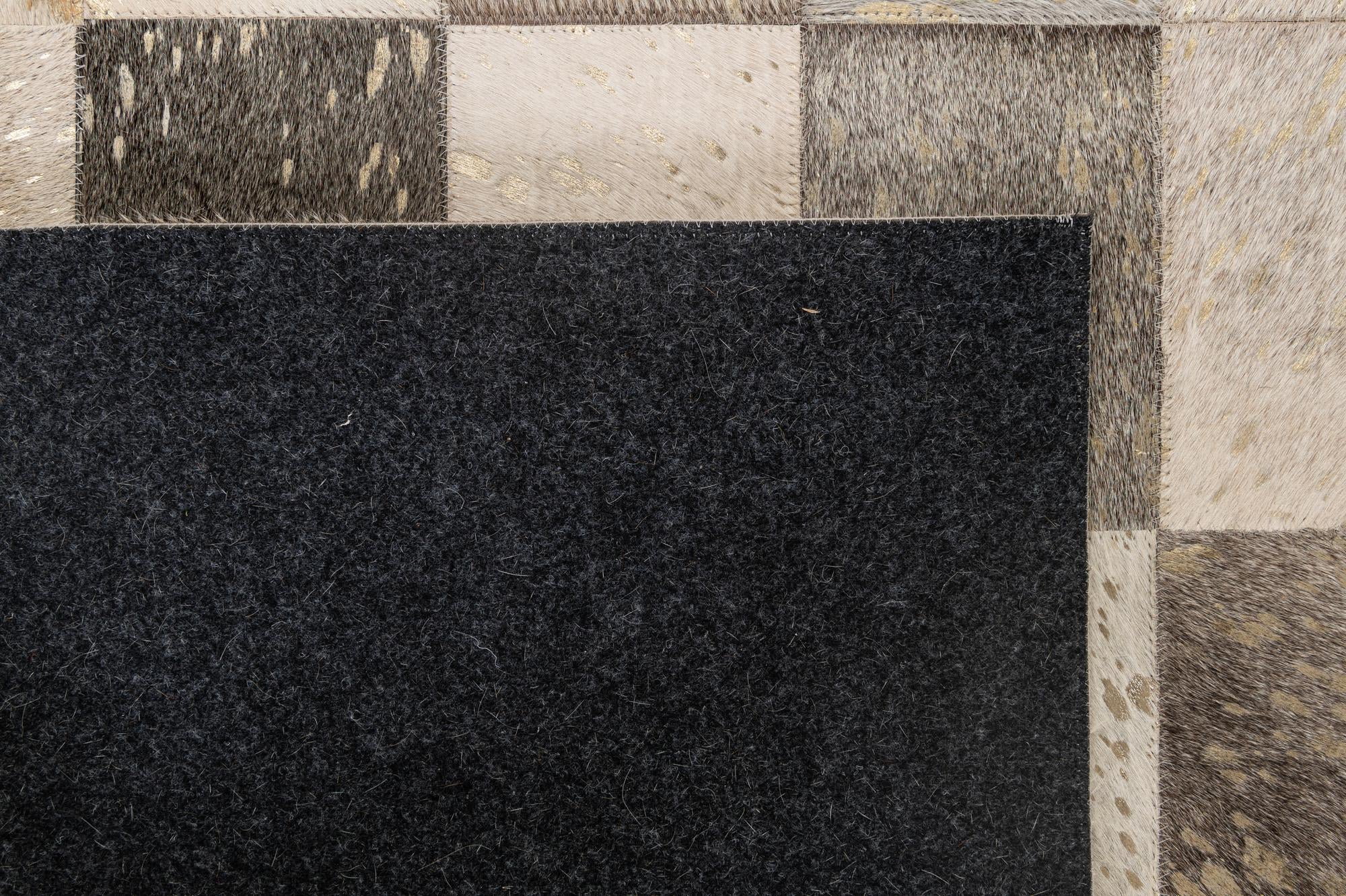 4' x 5' 10 Cowhide - Patchwork Rug
