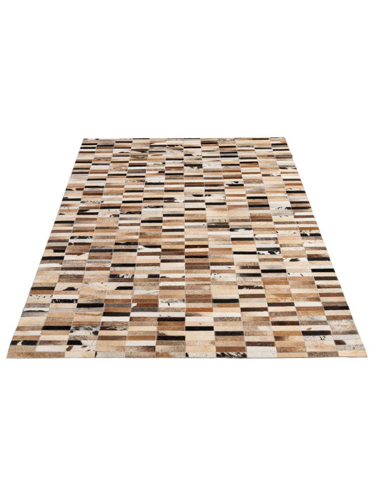 Detail image of 4' x 6' Cowhide - Patchwork Rug