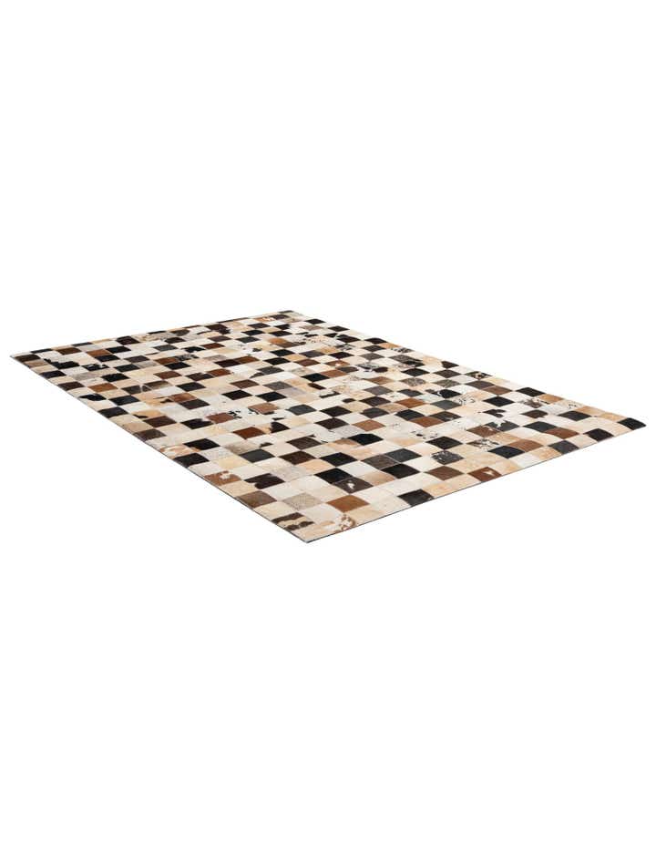 4' 1 x 6' Cowhide - Patchwork Rug