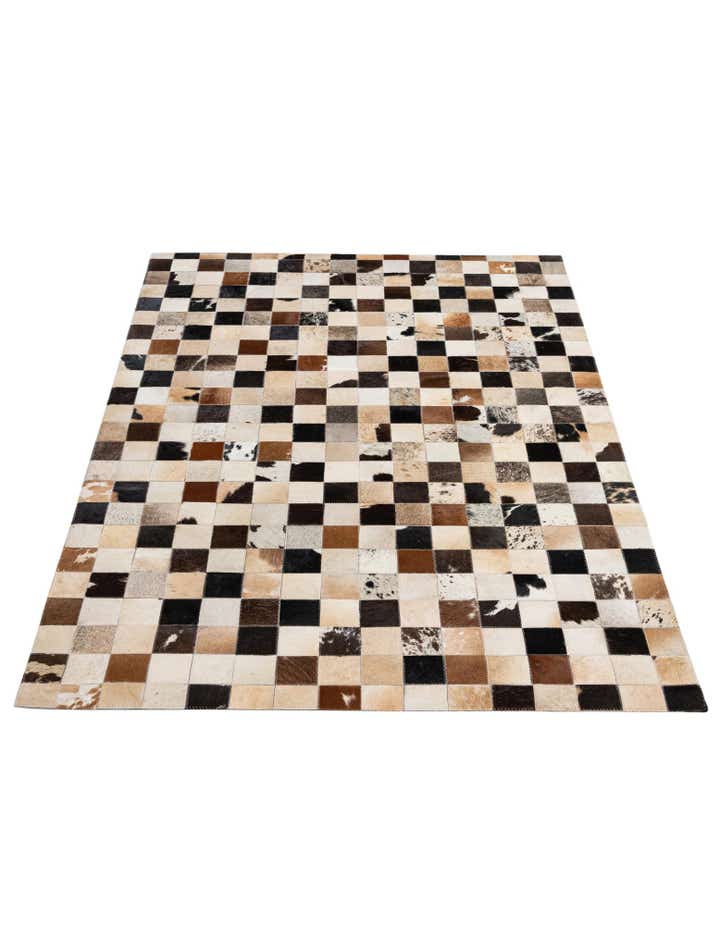4' 1 x 6' Cowhide - Patchwork Rug