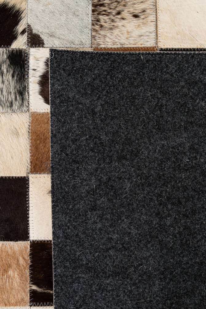 4' 1 x 6' Cowhide - Patchwork Rug