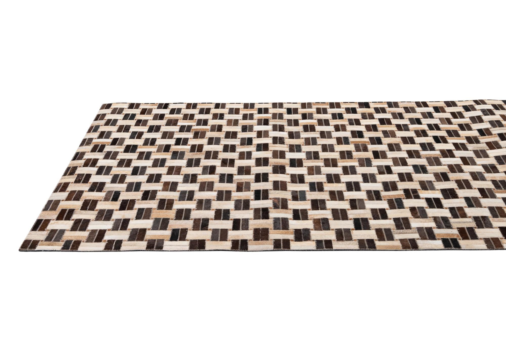 4' x 5' 11 Cowhide - Patchwork Rug