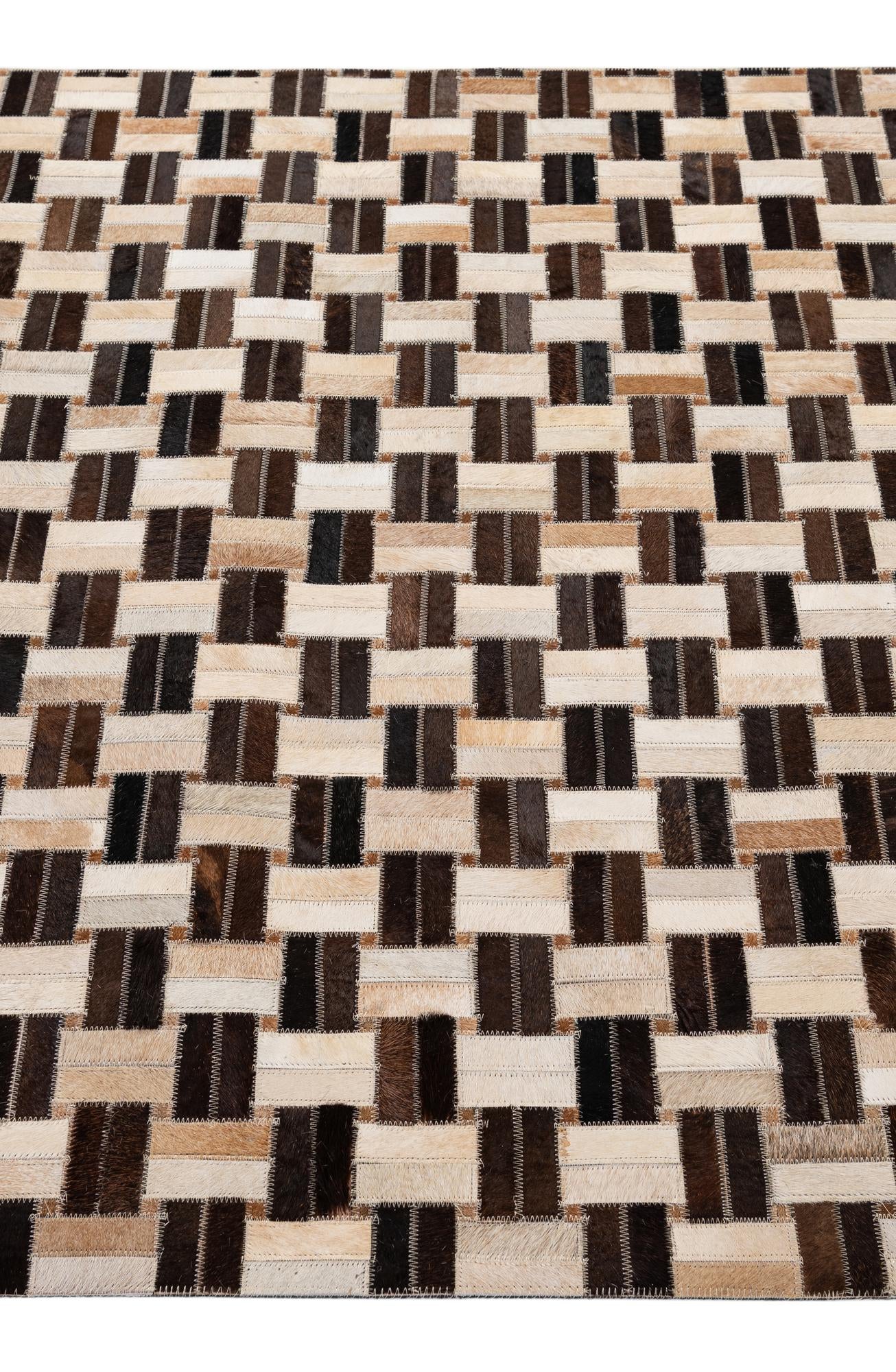 4' x 5' 11 Cowhide - Patchwork Rug