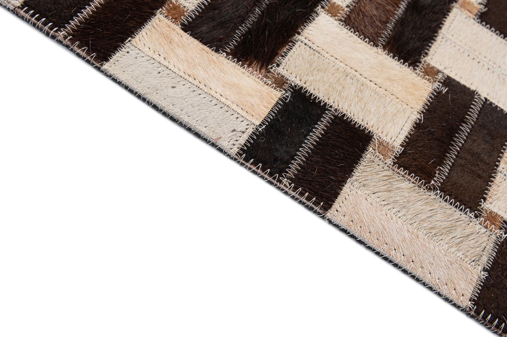 4' x 5' 11 Cowhide - Patchwork Rug