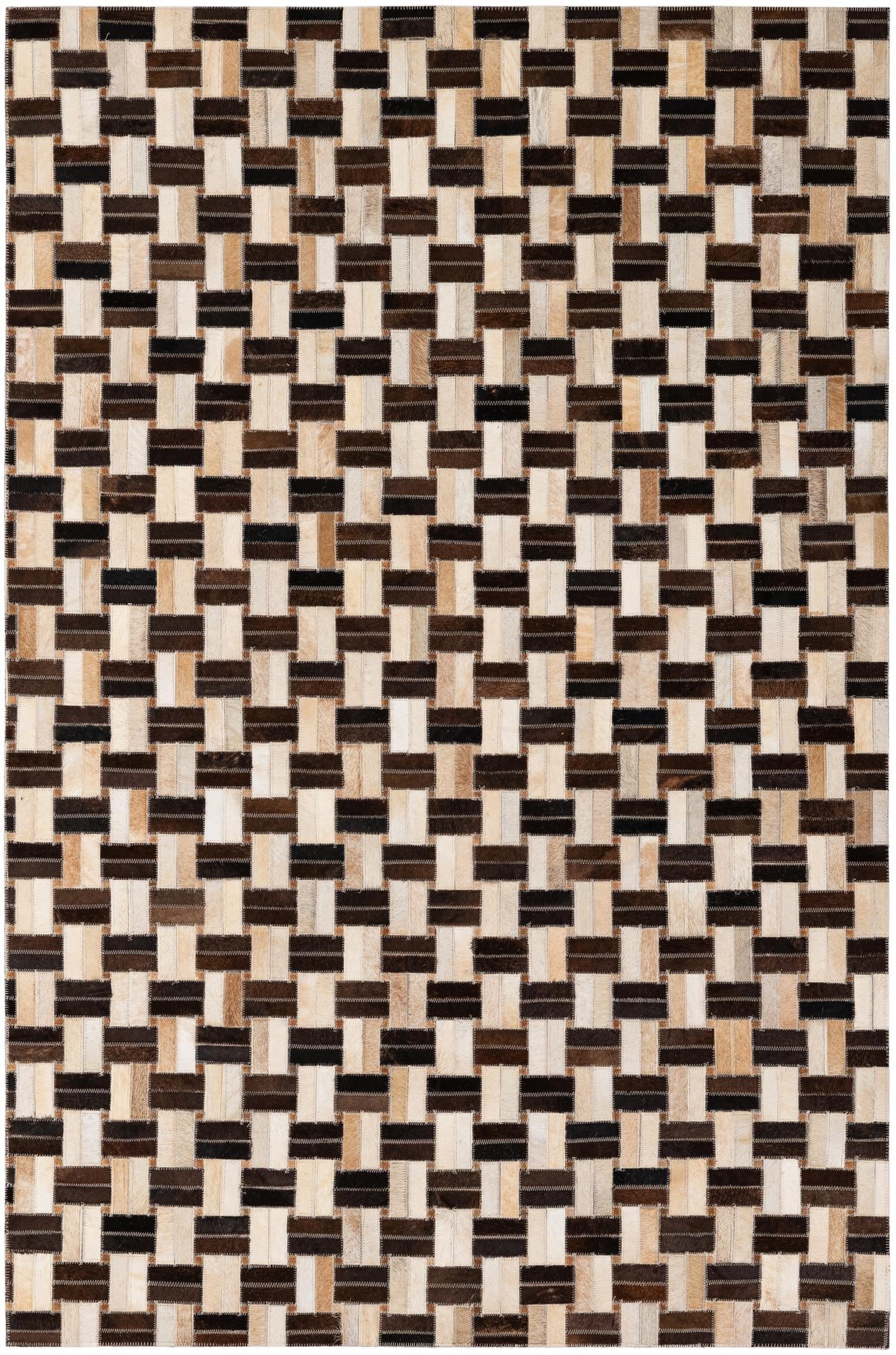 4' x 5' 11 Cowhide - Patchwork Rug