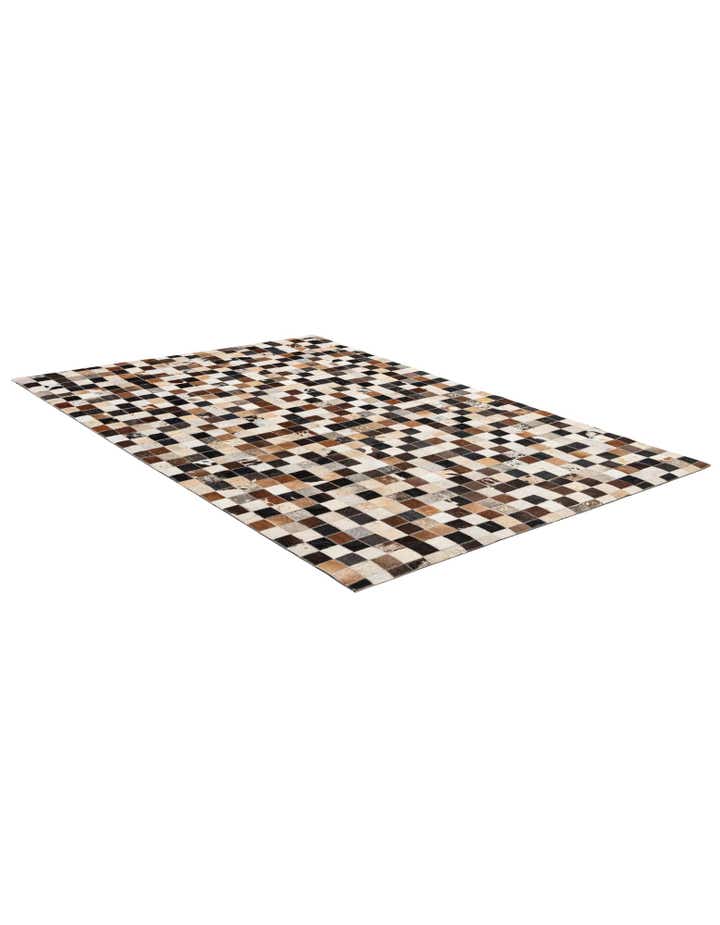 4' 1 x 6' Cowhide - Patchwork Rug