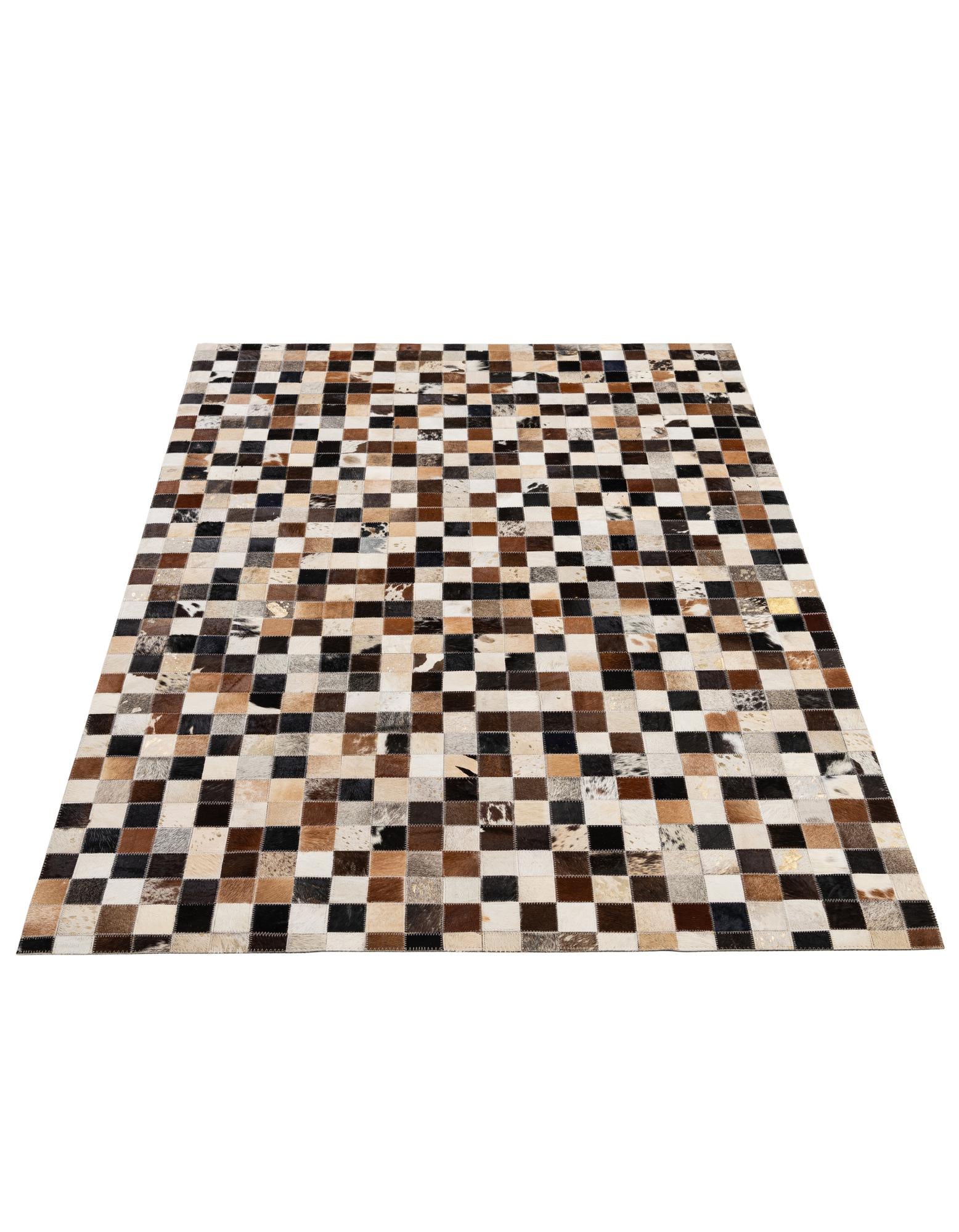 4' 1 x 6' Cowhide - Patchwork Rug