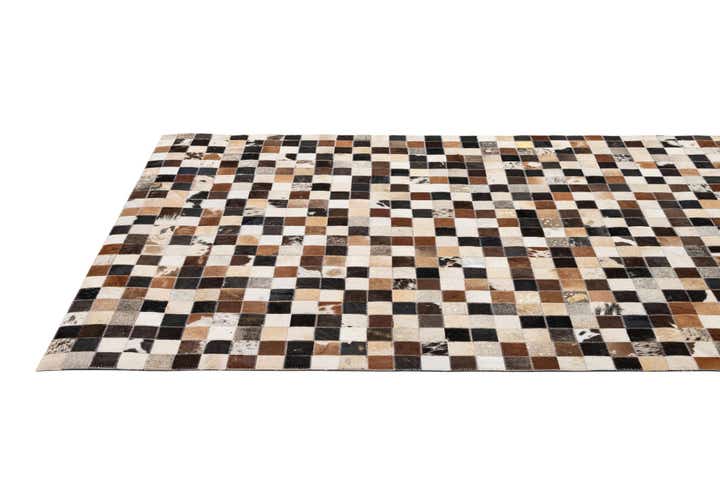 4' 1 x 6' Cowhide - Patchwork Rug