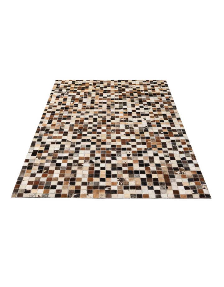 4' 1 x 6' 1 Cowhide - Patchwork Rug