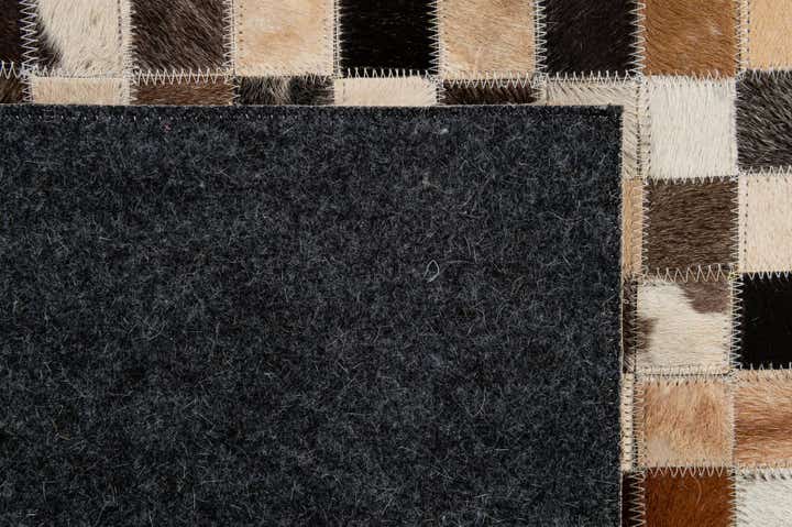 4' 1 x 6' 1 Cowhide - Patchwork Rug