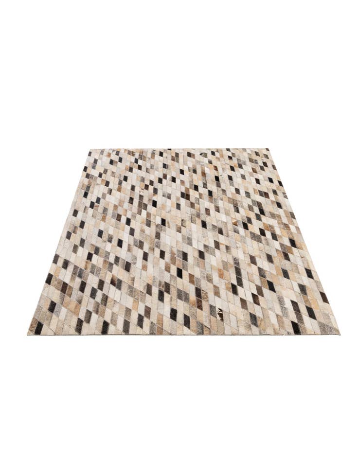 Detail image of 4' x 6' Cowhide - Patchwork Rug